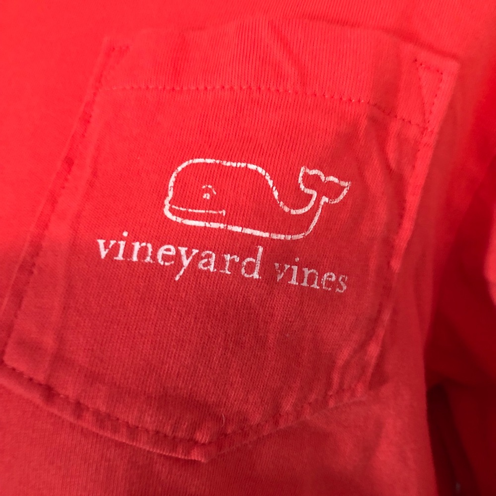 Vineyard Vines Long Sleeved Logo Tee Size XL/20 - Picture 2 of 5